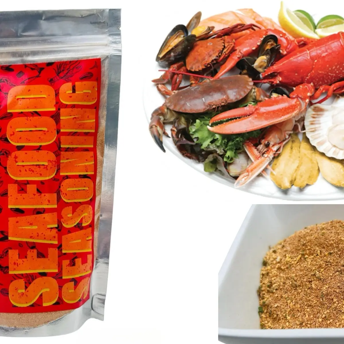 Boil Seafood Seasoning - Spicy Flavor Butter Seasoning Mix for Seafood, Cajun, Garlic Butter Dips & More