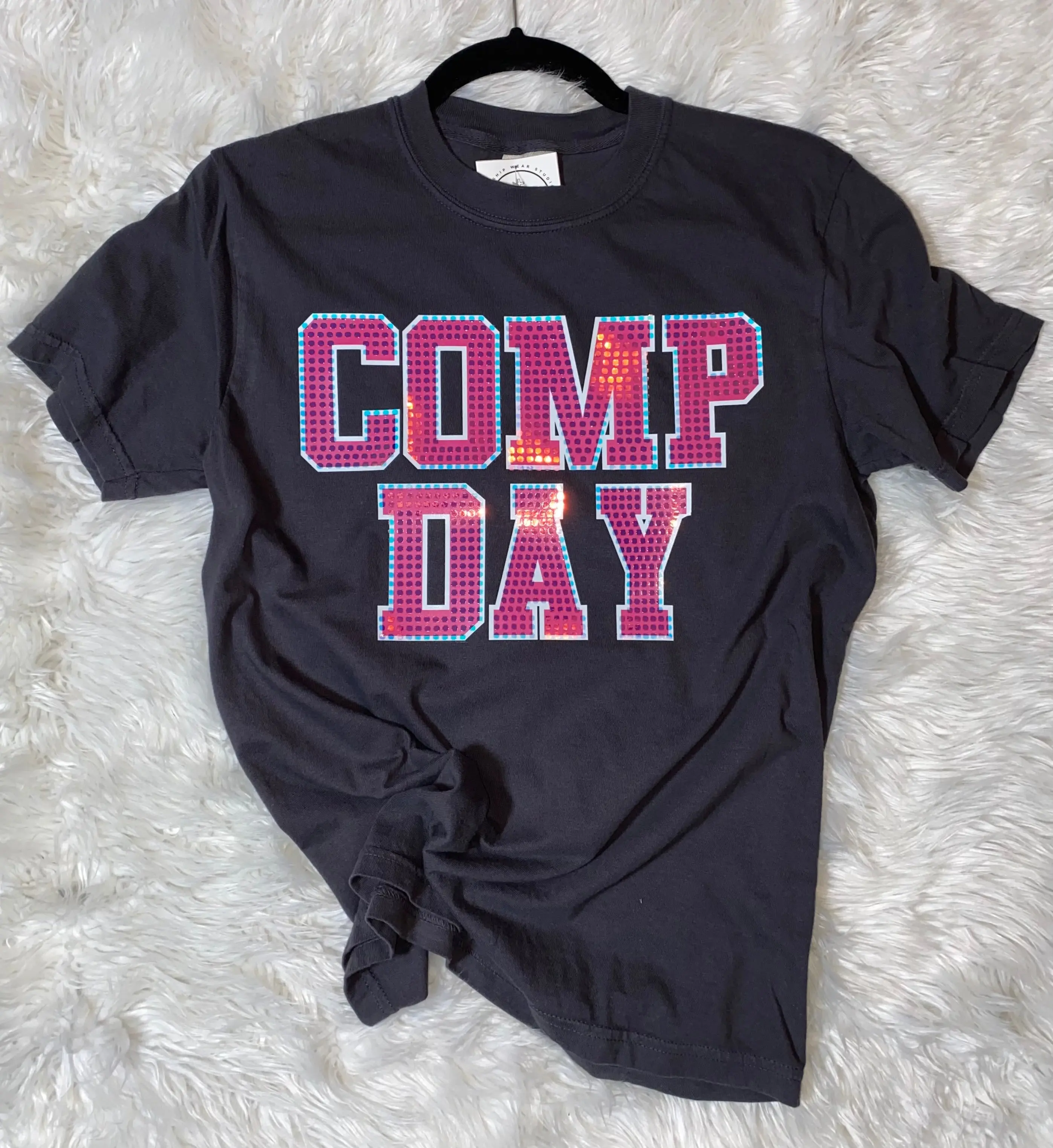 Comp Day Sequin Cheer & Dance T-Shirt – Performance Day Tee