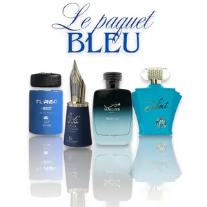 Le Paquet Bleu | Turbo Boost + Risala Autograph + Hawas Malibu + Z 9 | Eau De Parfum | Unisex Fragrance | Citrus - Floral & Sweet Notes