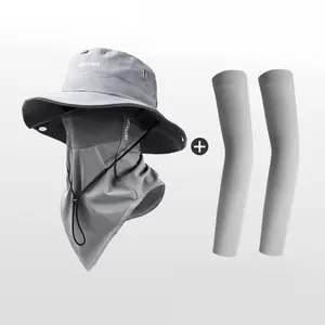 BIGWIG Unisex Sun Protection Hat with Neck Flap, Wide Brim Bucket Hat, Detachable Face Mask, Foldable Brim, Outdoor Sun Hat, Breathable Drawstring Closure, Fishing Hat, Suitable for Camping, Hiking, and Gardening Large Capacity Style Messenger Bag