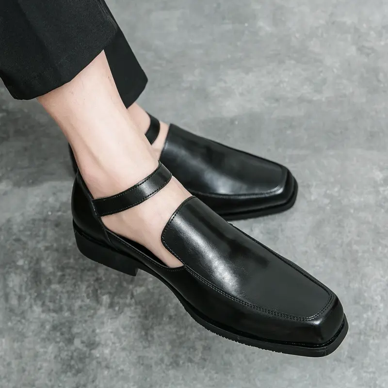 Brand Bdhjydb Men'S Stylish Versatile Summer Sandals, Half-Covered Men'S Slippers.