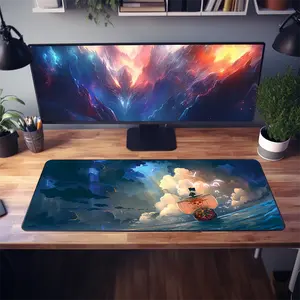 One Piece Thousand Sunny Desk Mat: Sail with Straw Hat Pirates | One Piece Anime Art | Ideal for Gamers & Manga Lovers