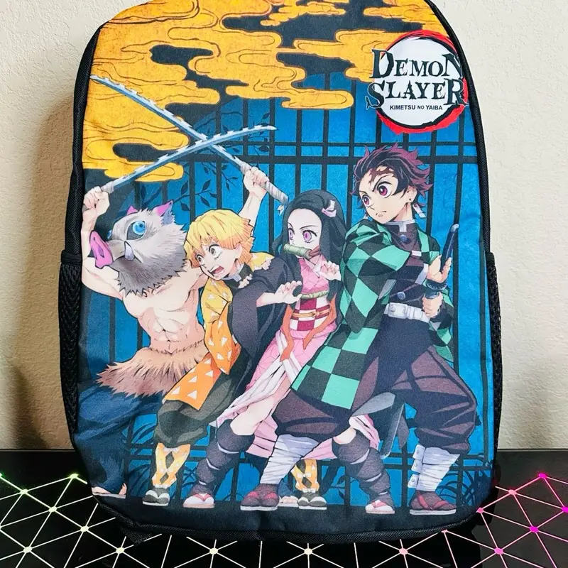 Demon Slayer backpack- Tanjiro, Nezuko, Zenitsu, Inosuke