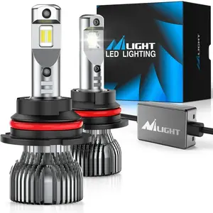 Nilight 9007/HB5 LED Headlight Bulbs E30 Series 70W 14000LM 6500K IP67 | 2 BULBS, Led Car Lights, High Lumen Headlight