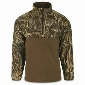 No chest pocket Quarter Zip Jacket Drake Pullover Sale Drake Waterfowl MST 1/4 Zip Refuge Eqwader Jacket
