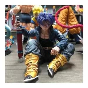 Dragon Ball Z Anime Figure Trunks Action Figurine Super Saiyan Gk Pvc Statue Model Decoration Collection Doll Toy Christmas Gift
