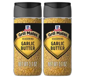 McCormick Grill Mates Garlic Butter Seasoning, 3.1 oz (Pack of 2)