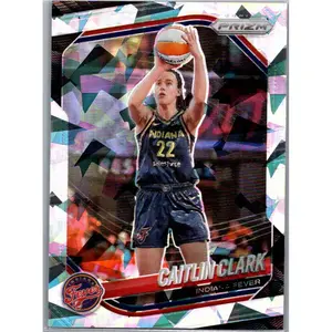 2025 Panini Prizm WNBA #22 Caitlin Clark Ice Prizms