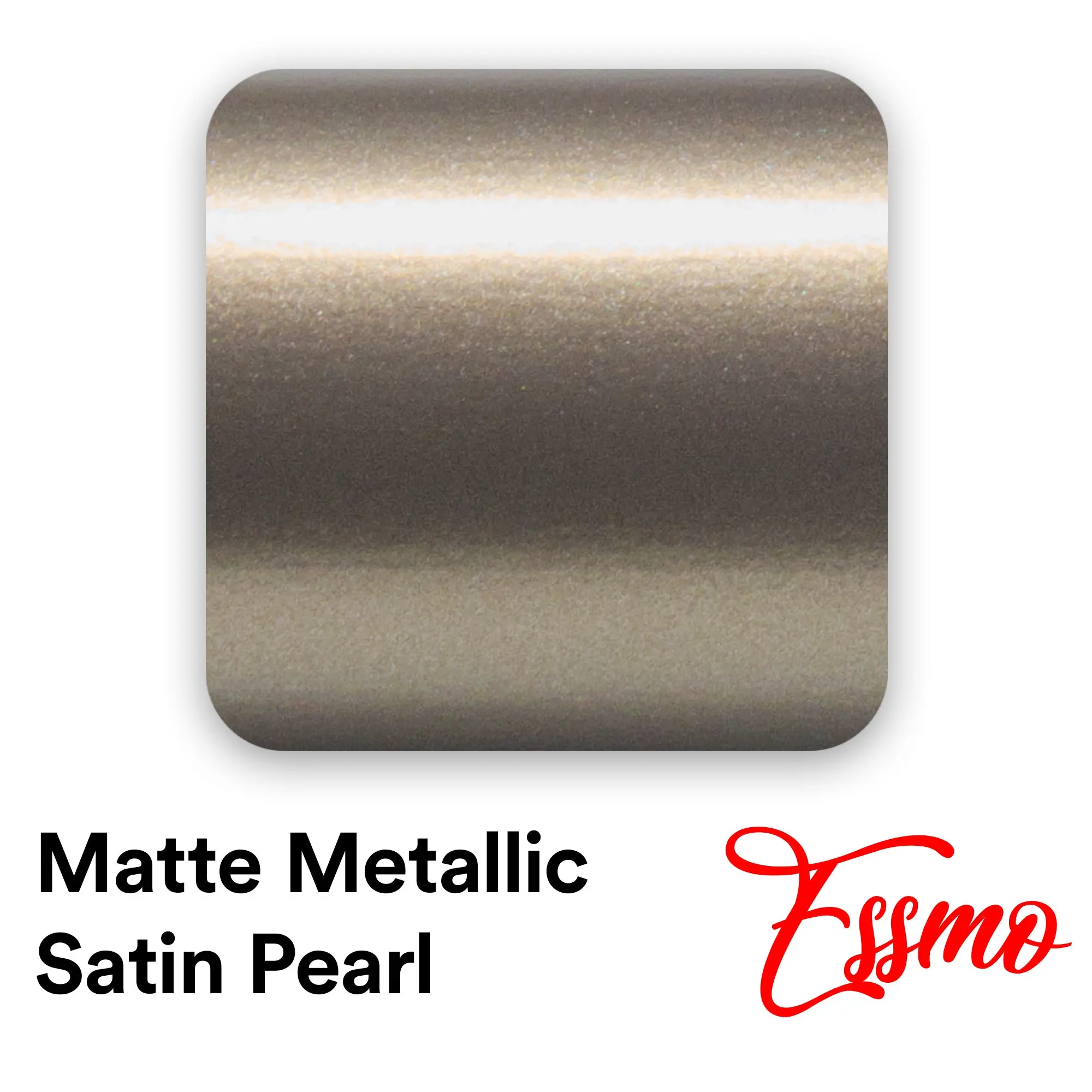 Matte Metallic Satin Pearl Champagne Gold Vinyl Wrap