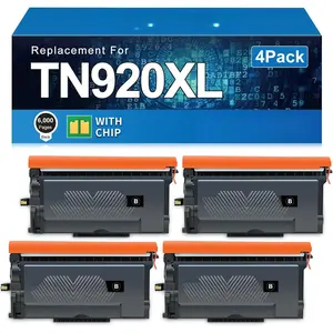 TN920XL TN920 Toner Compatible Replacement for  TN920 XL TN 920 TN920XXL TN-920XL TN920UXXL High Yield Toner for HL-L6210DW HL-L5210DN HL-L5210DW HL-L5215DW Printer 4 Pack