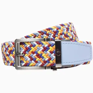 Braided Popcorn Golf Ratchet Belt 1.38" [35mm]