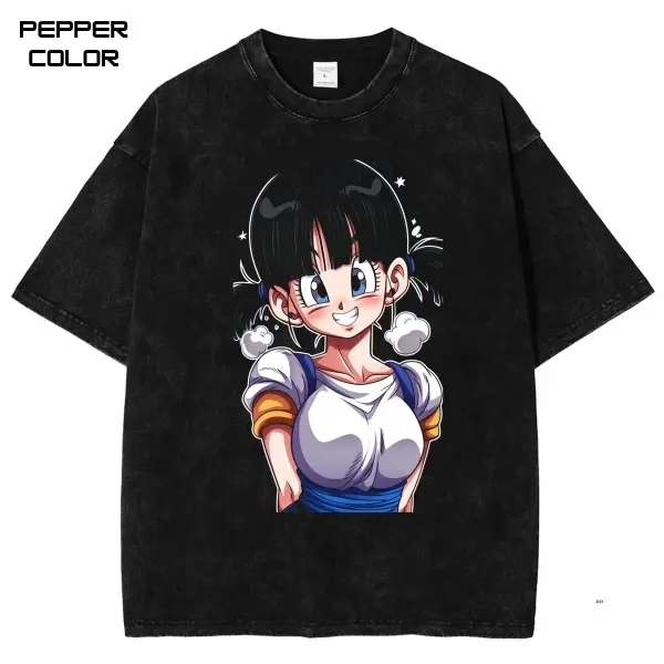 Chi-Chi style T-shirt, DBZ Anime Shirt, Anime Graphic Tee, Japanese Manga Streetwear Shirt, Crewneck Short Sleeve T-Shirt, Trending Unisex Shirt, All Size, Gift for Anime Lovers