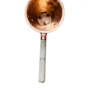 Copper Dhupauro (incense burner) with Wooden Handle