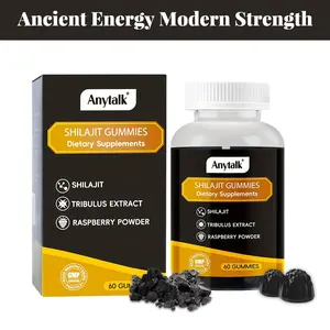 Shilajit Gummies Anytalk Helps Improve Energy Stamina Trace Minerals I for Men, Women 60 Gummy Healthcare Dietary Vitamin