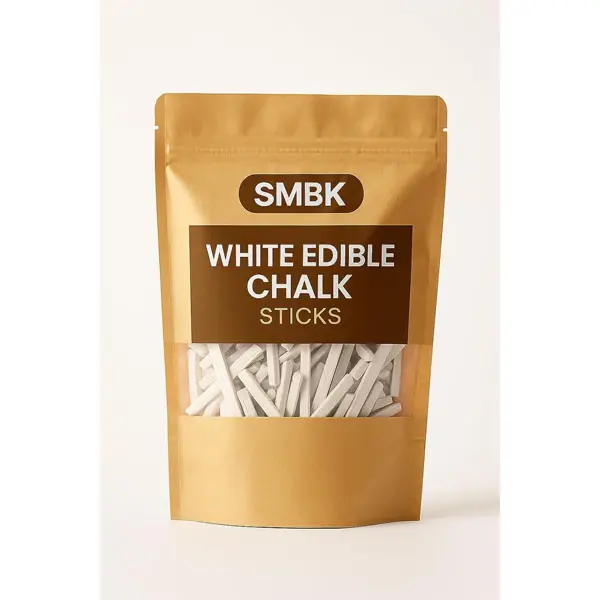 {NEW 2026*} SMBK Edible White Chalk Pencils, Natural Slate Sticks for Pica, Indian Clay Dirt Chalk, 110 gm