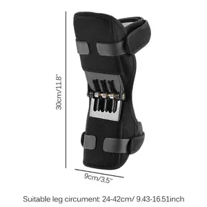 1 Piece Knee Protection Booster Power Support Knee Guard Strong Rebound Patella Joint Protection Outdoor Sports Guard Sports Knee Brace