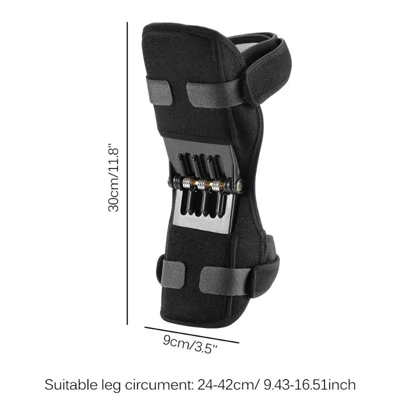 1 Piece Knee Protection Booster Power Support Knee Guard Strong Rebound Patella Joint Protection Outdoor Sports Guard Sports Knee Brace Knee Saver