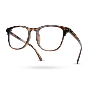 Blue Light Glasses with Tortoiseshell Frame and Clear Lenses for Everyday Use Stylish Comfortable Design for Daily Wear Elevate Your Style with Comfort