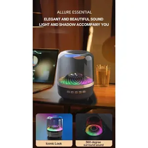 Bluetooth Soundbar With Breathing Lamp Subwoofer Hi-Fi Stereo Sound For Gaming Room Home Theater Decoration  speaker expert