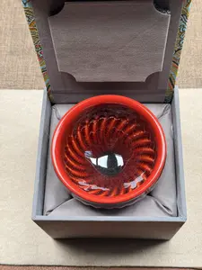 NO.31Handmade porcelain Jianzhan cup, teacup, drinking cup,kiln masterpiece