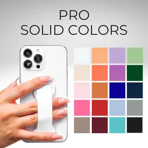 PRO SOLID COLORS - Kickstand Magnetic Silicone Smartphone Grip Cellphone