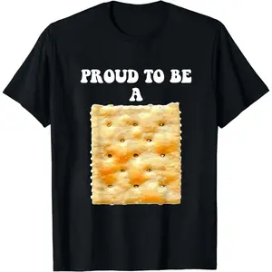 Proud to Be a Cracker Fun Holiday Costume Unisex TShirt Perfect for Halloween Thanksgiving and Christmas Gift for Boys Girls Family Made in USA Cotton