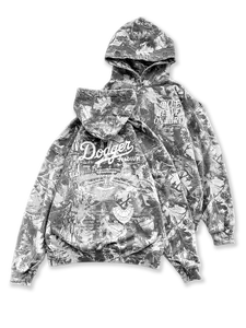 Grey Camo - Premium Blue Heaven Hoodie