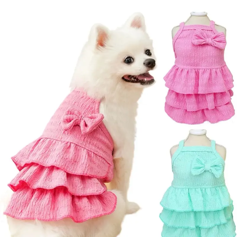 Belinda Princess Dog Dress - Pink & Cream Striped Pet Apparel for Stylish Canine Wear - TikTok Shop Belinda Princess Dog Dress - Pink & Cream Striped Pet Apparel for Stylish Canine Wear - TikTok Shop