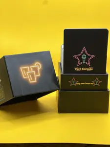Game night just got a major glow-up!  Think you know the lyrics? Prove it with Card Karaoke – the party game where laughs, shots, and bragging rights are always on the line. Pull a card. Finish the lyric. Mess up? Take a dare or a shot!
