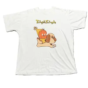 White Twinkle cartoon tee Size S-5XL