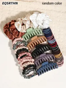 46/51pcs ladies new hair accessories set seamless ponytail hairpin variety hairpin hair band hair band hair band suitable for holiday party