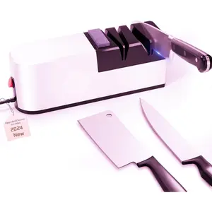 Electric  sharpener, 5 in 1  sharpening system with straight , professional   sharpener FOR rough sharpening, repair and sharpening of  (LG2)