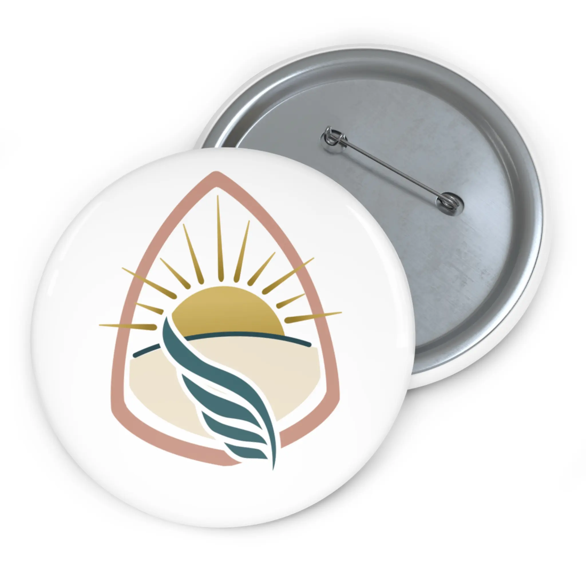 Modern UV-Resistant Nurse Pin Button - RN Badge Pin, Nursing Gifts for Nurses, Fashion Collar Clip Brooch
