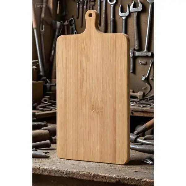 Personalized Engraved Eco-Friendly Bamboo Cutting Board - Sturdy 13.2x9.3in, Food-Safe, Hanging Handle, Kitchen Gift for Grandma, Mother’s Day Housewarming Present, Adults