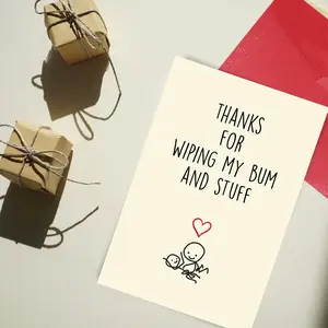 Funny Mother's Day Card for Parents – Hilarious Cards for Mom and Dad - Birthday Card for Mom from Daughter or Son – Happy Birthday Papa Gifts