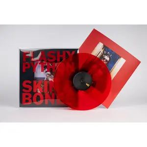Flashy Python - Skin & Bones - Red  [VINYL RECORD - LP] Colored Vinyl, Red