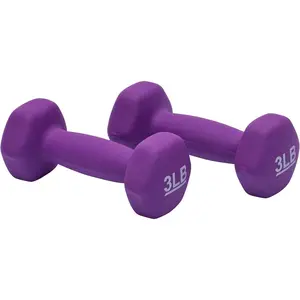 Neoprene Dumbbell Hand Weights for Exercise and Muscle Toning