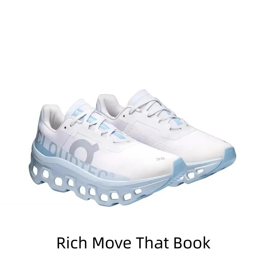 This soft white light blue trainer has breathable mesh and hollow cloud cushion sole. It provides lightweight shock absorption for jogging, gym workouts and casual outdoor daily walking.