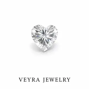 Heart-shaped natural diamond and sapphire gemstone, accompanied by a certificate