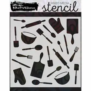 Kitchen Clutter Stencil
