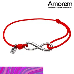 Infinity Bracelet Medium, 925 Silver – a symbol of eternal connection and inner support