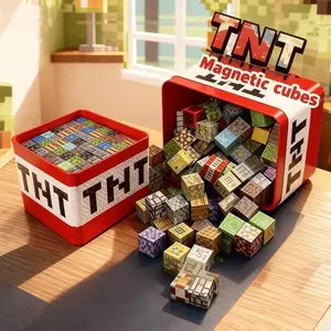 Magnetic Blocks 100/150/200PCS – Magnetic Cubes & Tiles Set, Mini Educational Toy Magnetic Building Blocks, STEM Montessori Sensory Play for Spatial Awareness, Safe Toddler Construction Gift with Storage Box, Christmas Birthday for Boys Girls