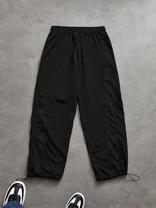 Men's Casual Striped Printed Comfortable Straight-Leg Sports Pants Suitable for Spring and Summer Wear Athleisure Style Bottoms