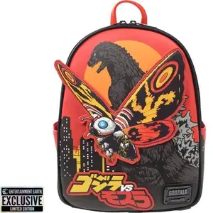 Godzilla vs. Mothra Midsize Loungefly Backpack  PREORDER
