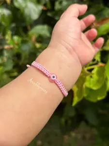 Pink evil eye baby bracelet Pink evil eye baby bracelet
