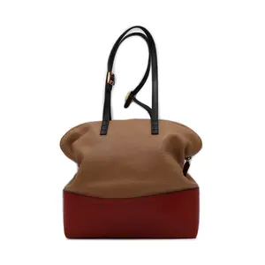 Pre-owned FENDI leather Tote Bags Colorblock Tote Bag (4900000163414)