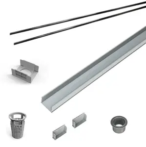 Infinity Drain RG 6536 36" PVC Component Only Kit for S-AG 65, S-DG 65, and S-TIF 65 series