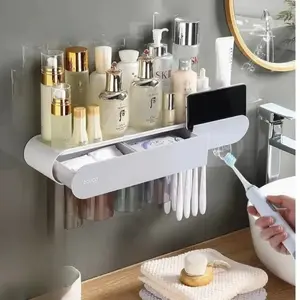 Shelf with Toothpaste Dispenser