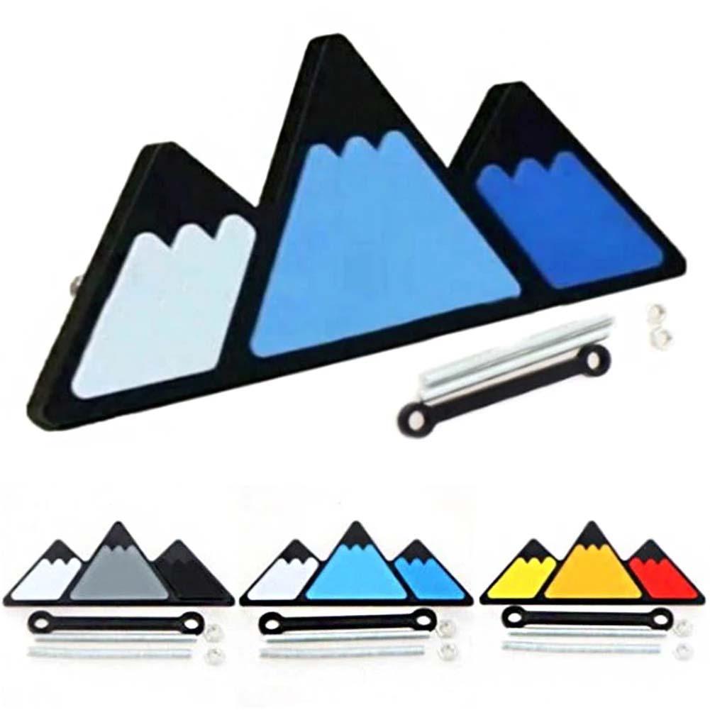 3 Colors Grille Badge Emblem For Toyota Tacoma Tundra 4Runner TRD Highlande Rav4 CHR Strip Air Inlet Auto Car Accessories