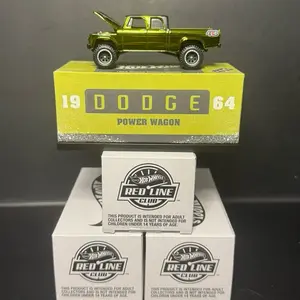 Hot Wheels Collectors RLC Exclusive 1964 Dodge Power Wagon - Power Wagon with Yellow Box and Black Base
